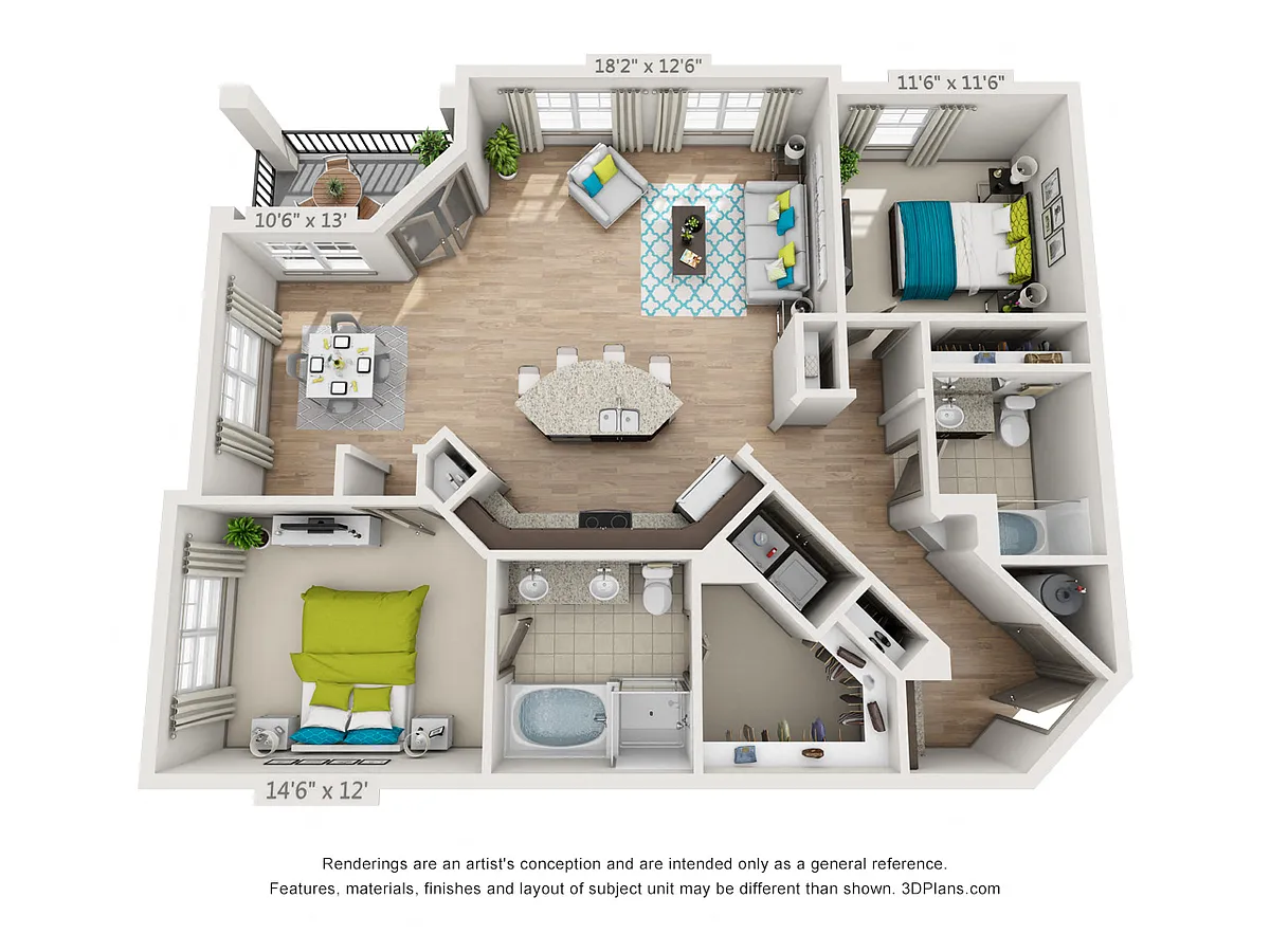 Floor plan The Balance