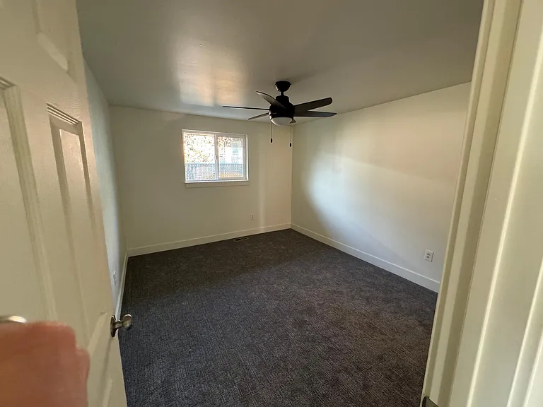 Bedrooms have fan to augment the central cooling/AC