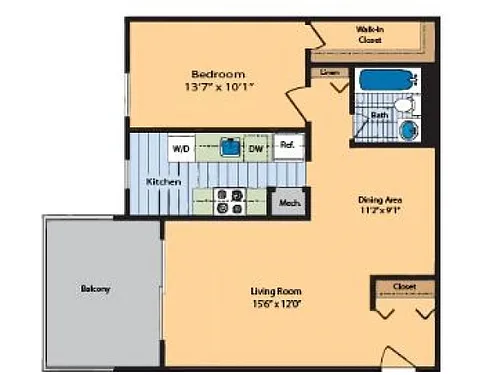 Floor plan Walnut Hill