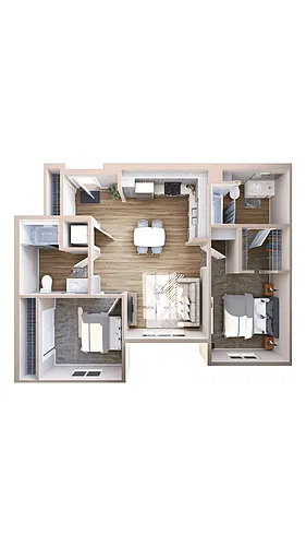 Floor plan B3