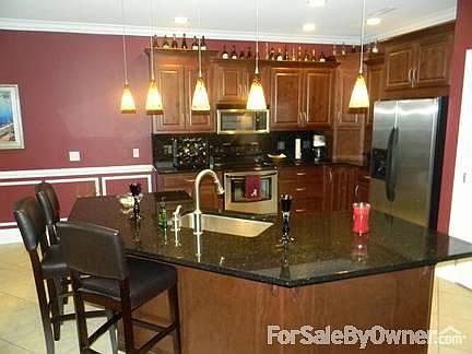 Custom Kitchen with Granite.