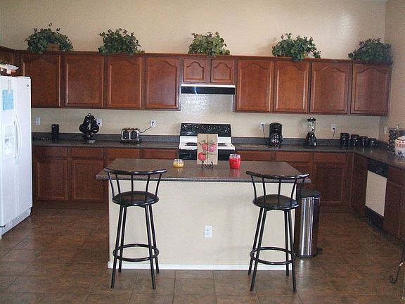 cheery finish cabinets
