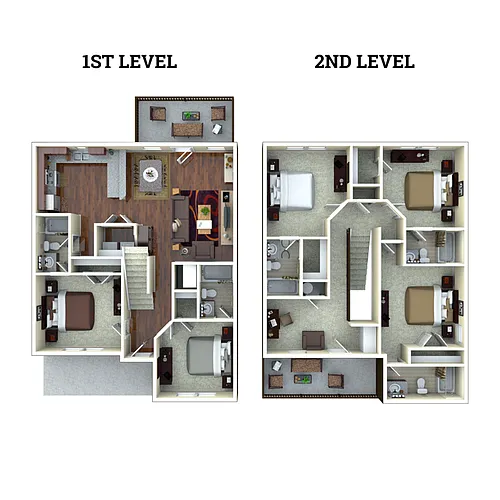 Floor plan Hawthorne 5x5