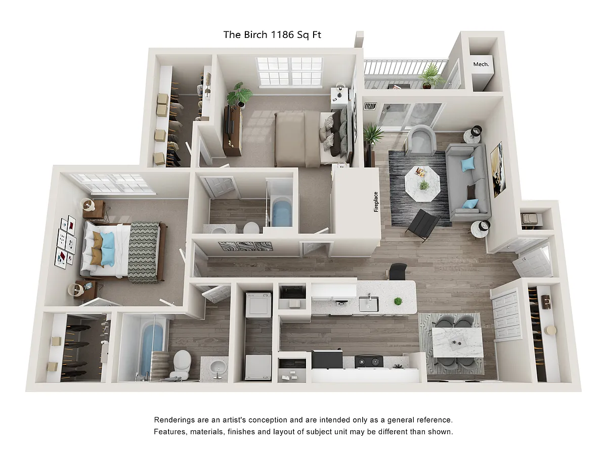 Floor plan The Birch
