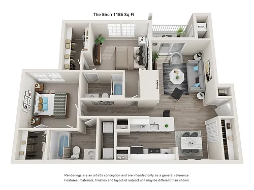 Floor plan The Birch