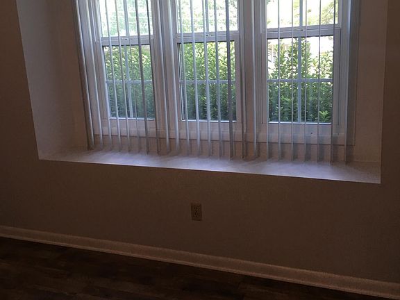 Bay window in one of the bedrooms