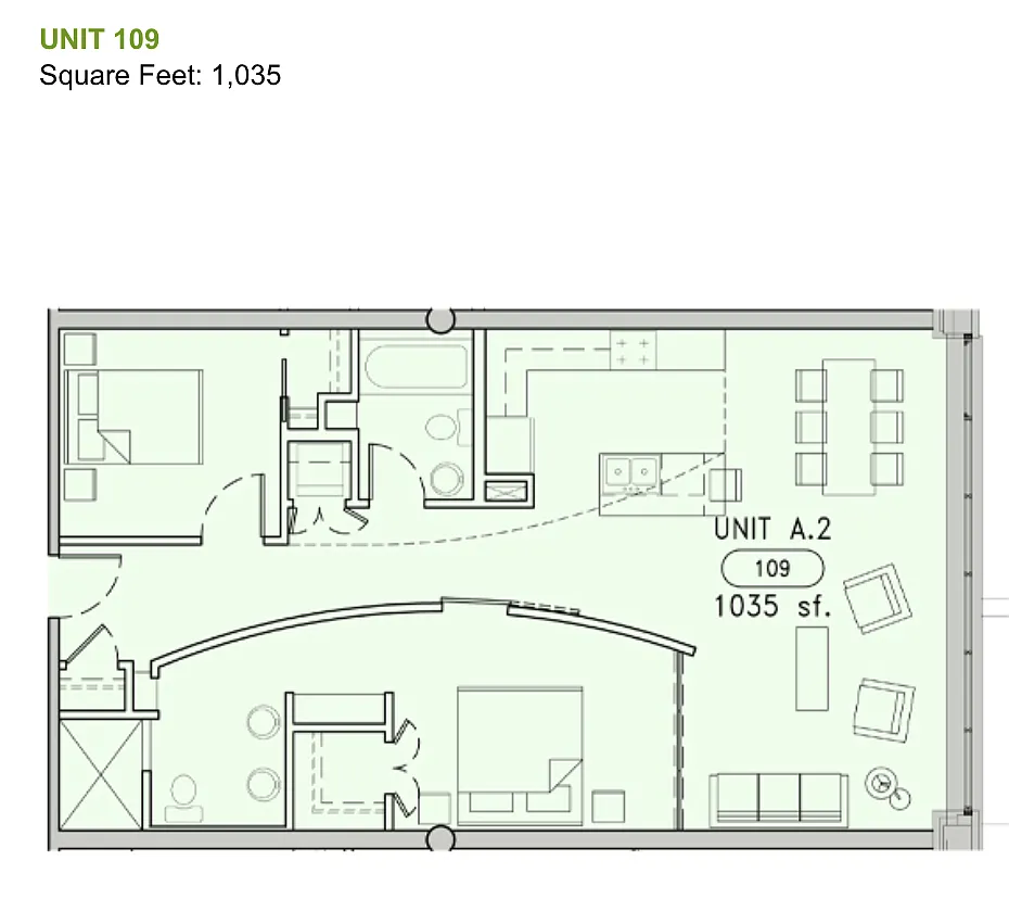 Floor plan 109