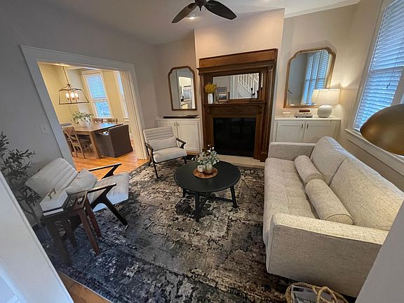 Full of character, sitting/living room