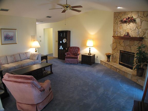 Stone Fireplace