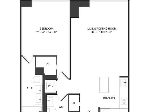 2nd image of 75 Wall St APT 27K