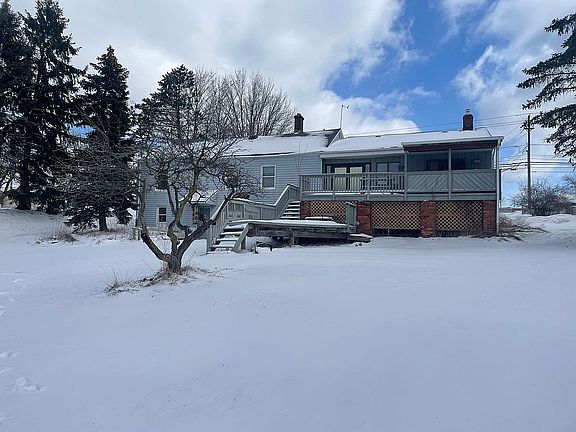 View from backyard to house