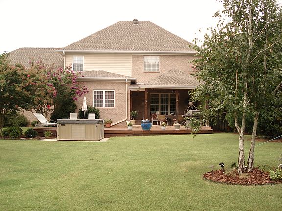 large private backyard