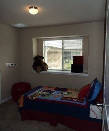 Accent Boxed-out window. Photo of model of same floorplan 