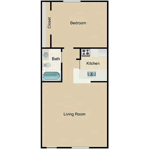 Floor plan Elm Place