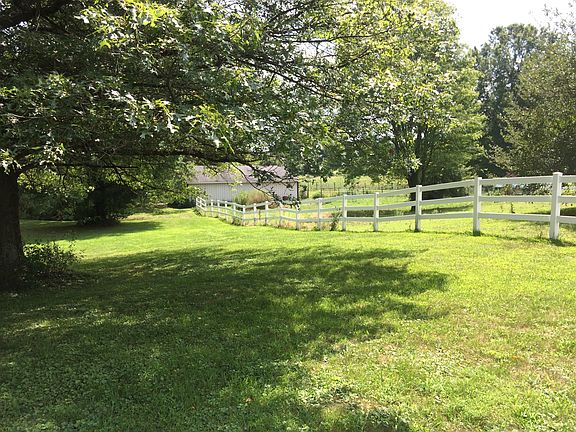 Vinyl fenced front pasture