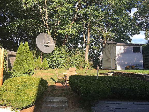 Backyard with shed