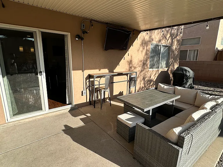 Large pergola to provide shade and cover