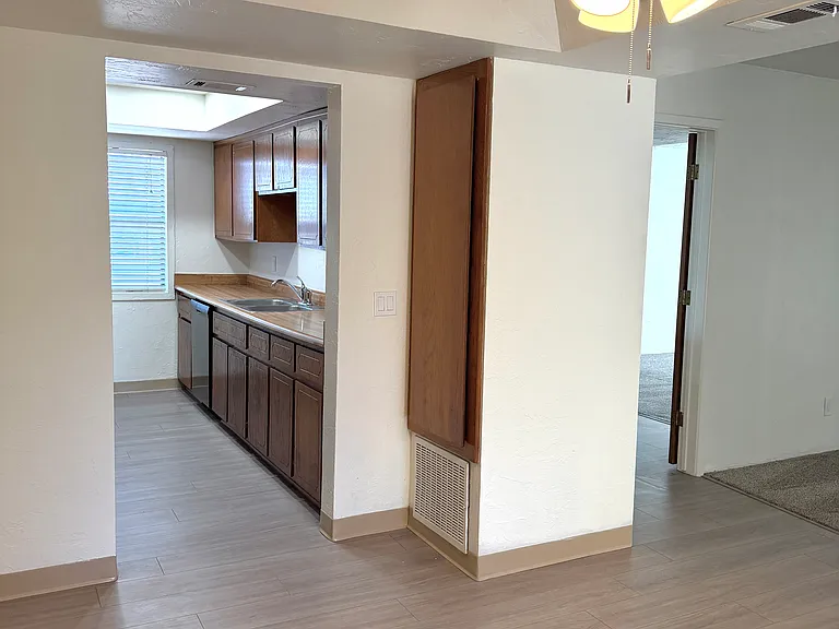 Dining room and view of kitchen and bedroom #2
