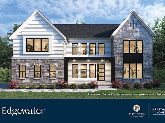 The Edgewater Floor Plan, by Craftmark Homes