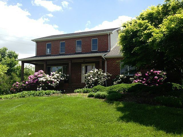 Front view from road