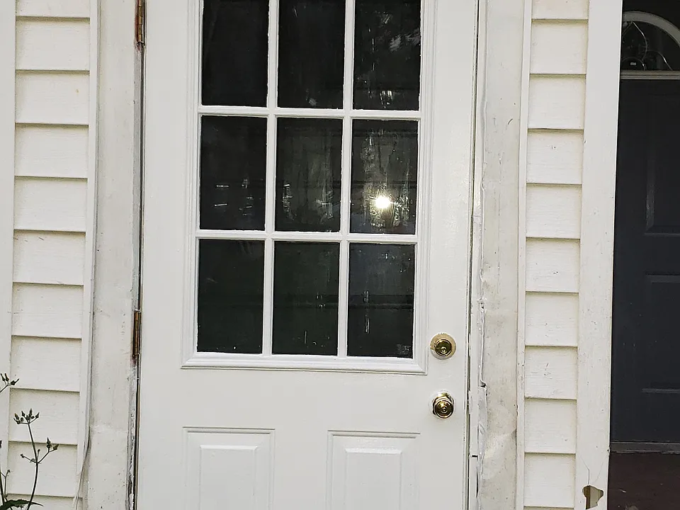 Front entrance to the backside.