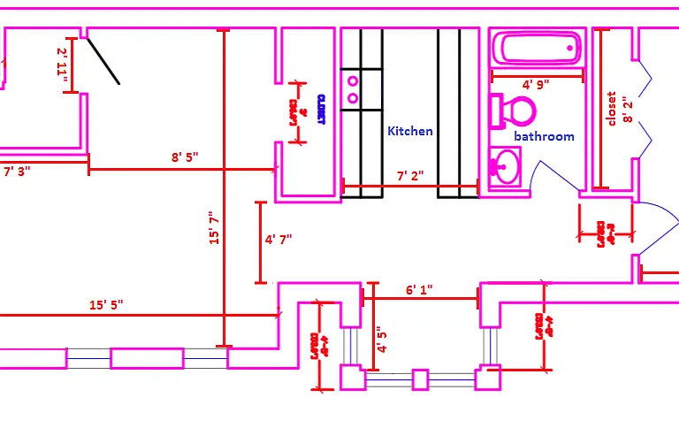 2nd Unit Floor Plan