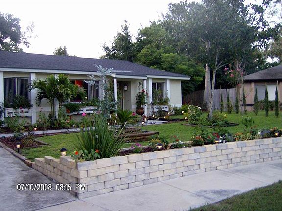House front planted and grown