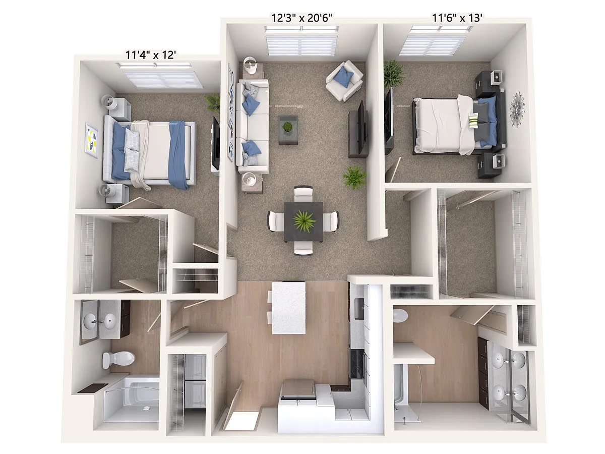 Floor plan B10-G-Two