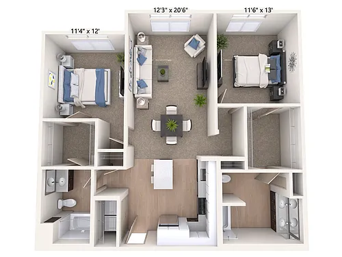 Floor plan B10-G-Two