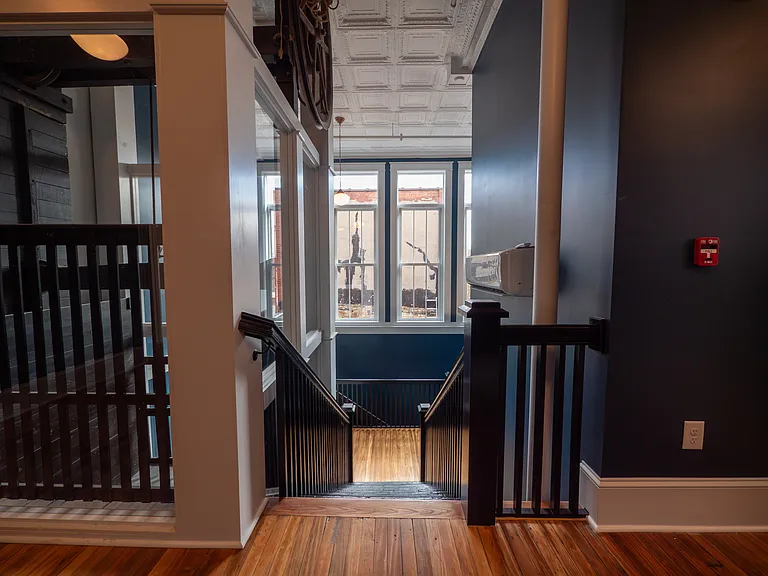Vestibule with Old Encased Elevator