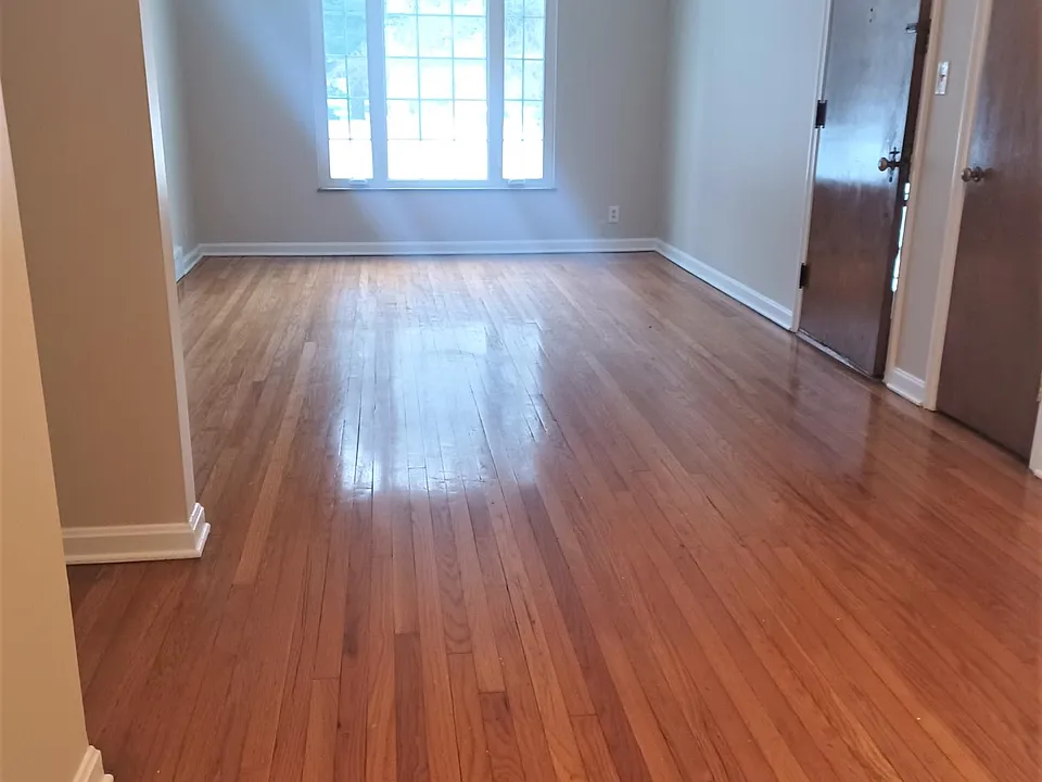 Living room view from dining area