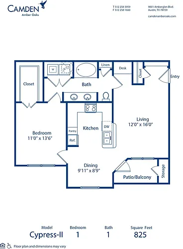 Floor plan Cypress - II