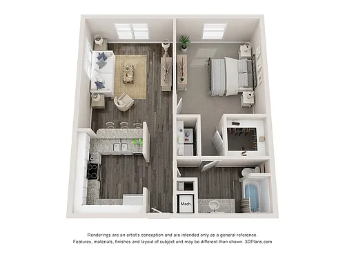 Floor plan Mercier