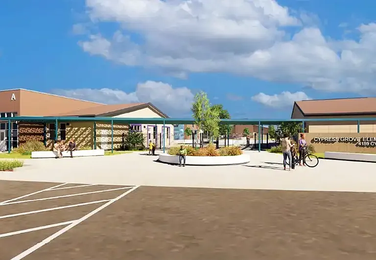 Enjoy top-tier education at the brand-new Cypress Grove Elementary School, just minutes away. Featuring state-of-the-art facilities and a modern curriculum, it provides your family with unmatched convenience and academic excellence.