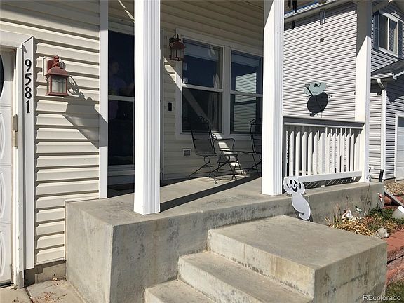 ENJOY YOUR FRONT PORCH WITH ENOUGH ROOM FOR TABLE AND 2 CHAIRS. GREAT FOR MORNING COFFEE