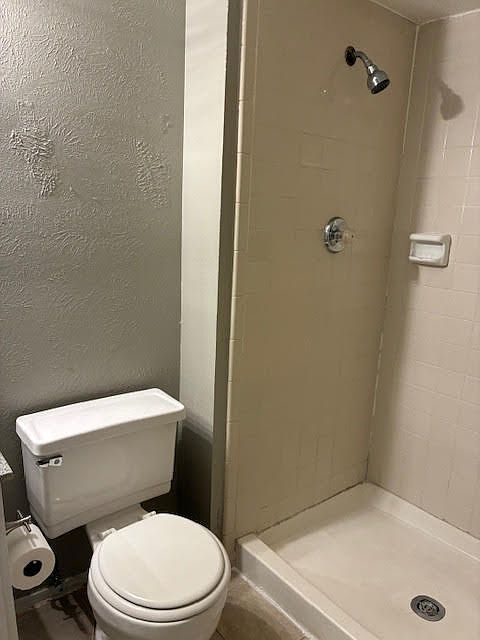 Private master bath walk in shower