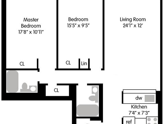 2nd image of 275 W 96th St APT 19B