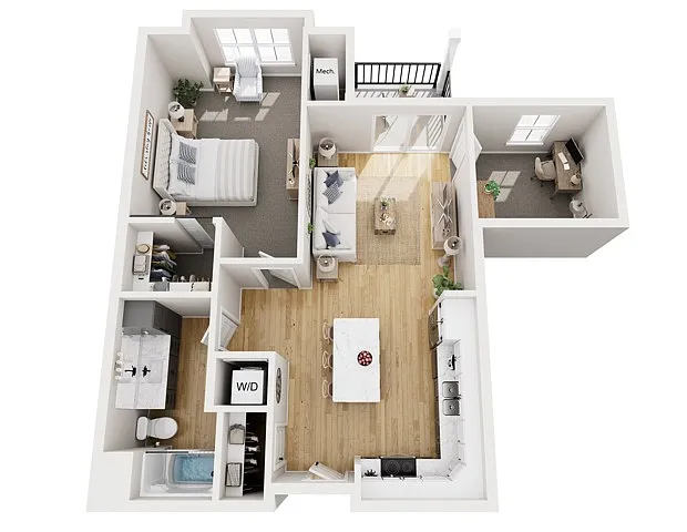 Floor plan C1 D