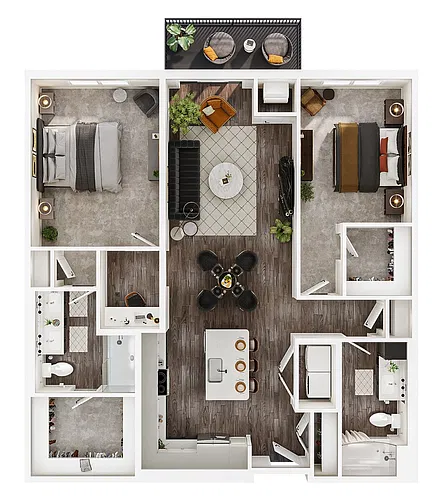 Floor plan B1