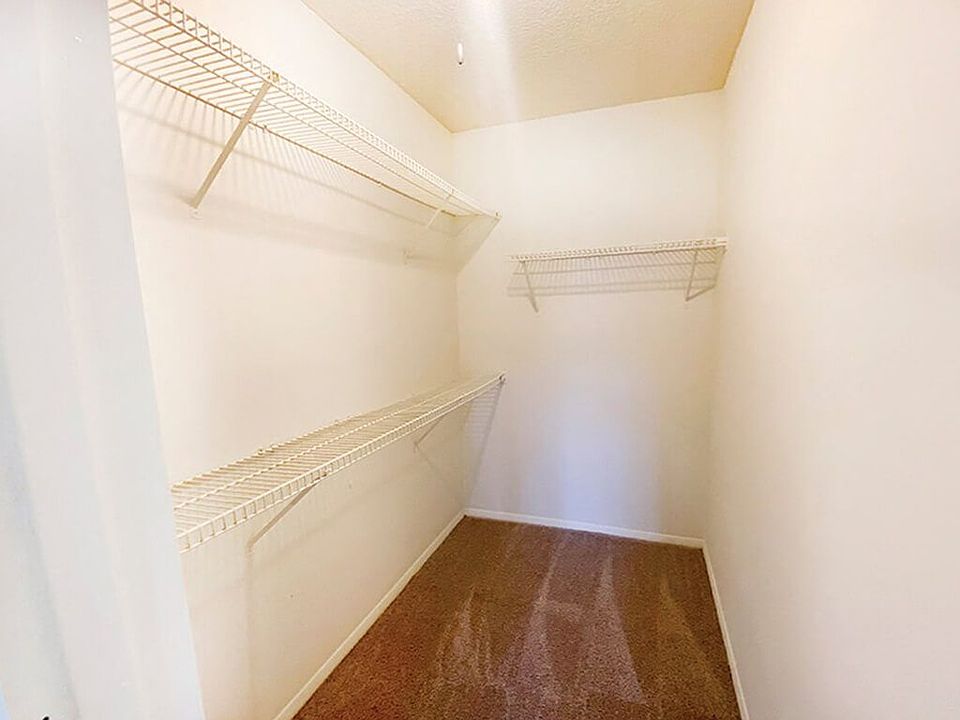 Large Walk-In Closets with Shelving
