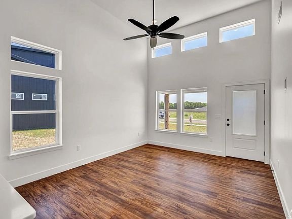 Main floor living room - view of front door entrance