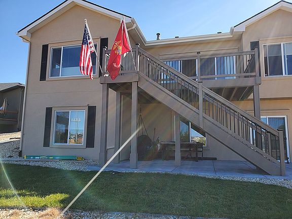 Rear Deck and Flags