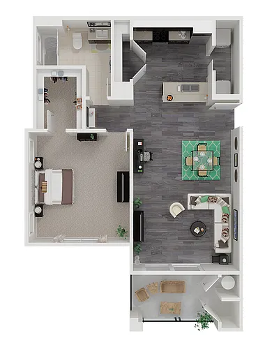 Floor plan 1X1