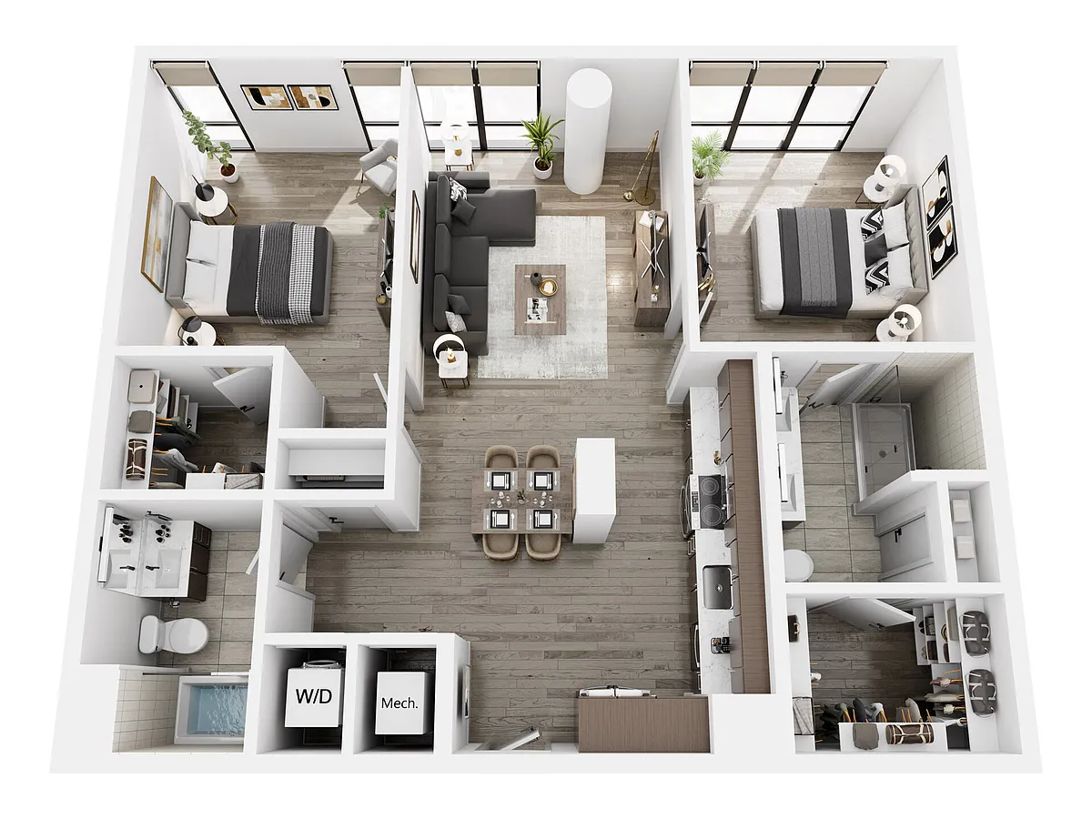 Floor plan B2-3