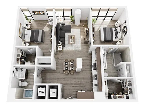 Floor plan B2-3