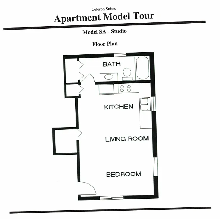 Floor plan Studio