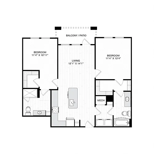 Floor plan The Henderson II