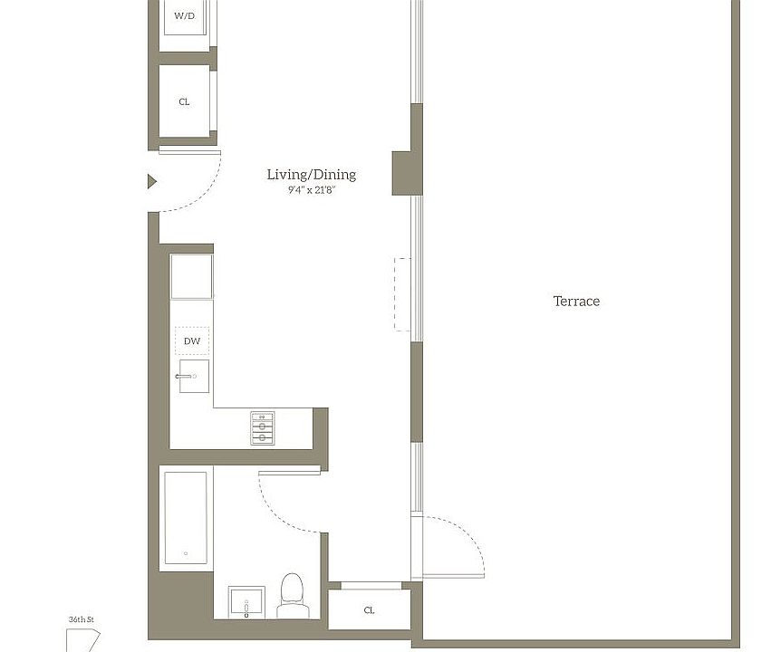 1st image of 445 W 35th St #8E