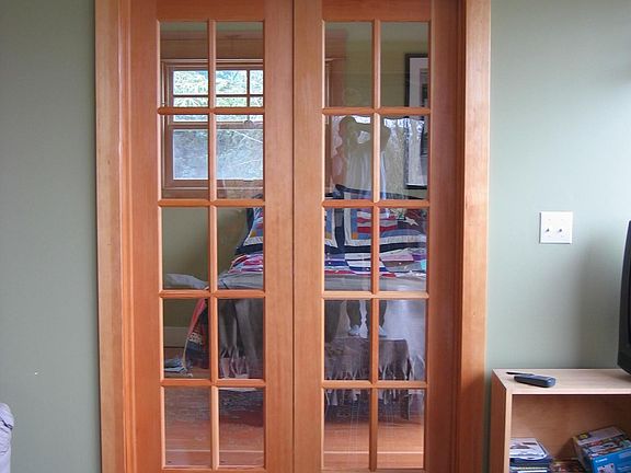 Interior finished in fir trim