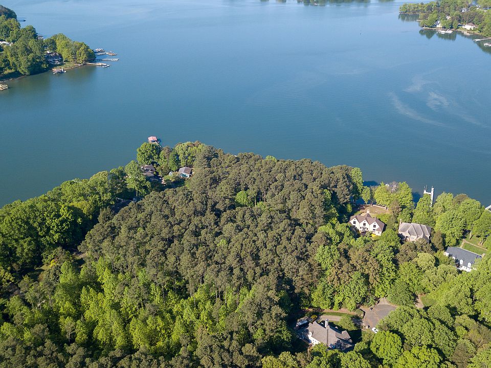 Dark green shoreline 
